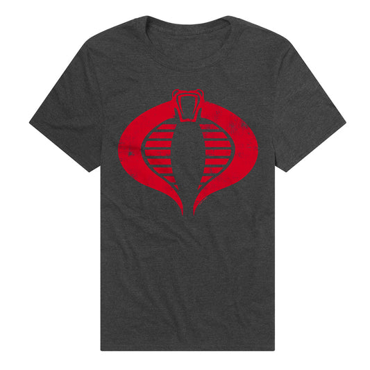 G.I. Joe Cobra Logo Adult Unisex T Shirt Charcoal