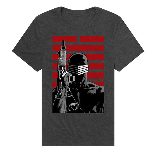 G.I. Joe Snake Eyes Ninja Adult Unisex T Shirt Charcoal