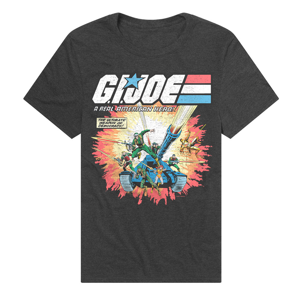 G.I. Joe Real American Hero Adult Unisex T Shirt Charcoal