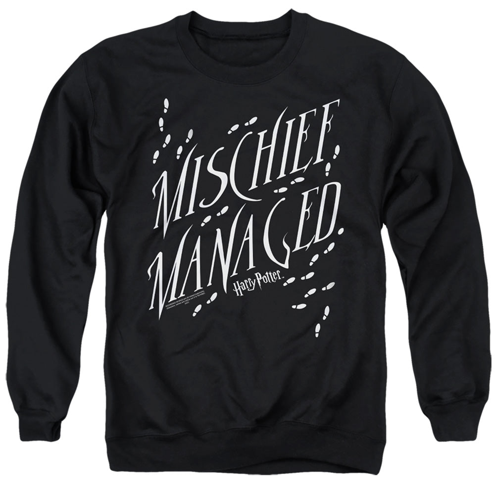 Harry Potter Vintage Mischief Managed Sweatshirt Black