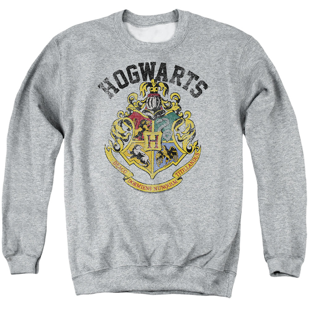 Harry Potter Vintage Hogwarts Varsity Sweatshirt Grey