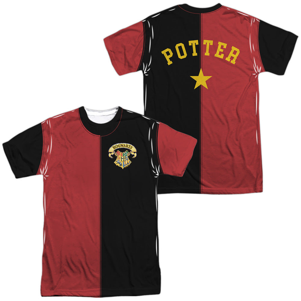 Harry Potter Gryffindor Split Uniform Double-Sided Adult Sublimated Costume Adult T Shirt