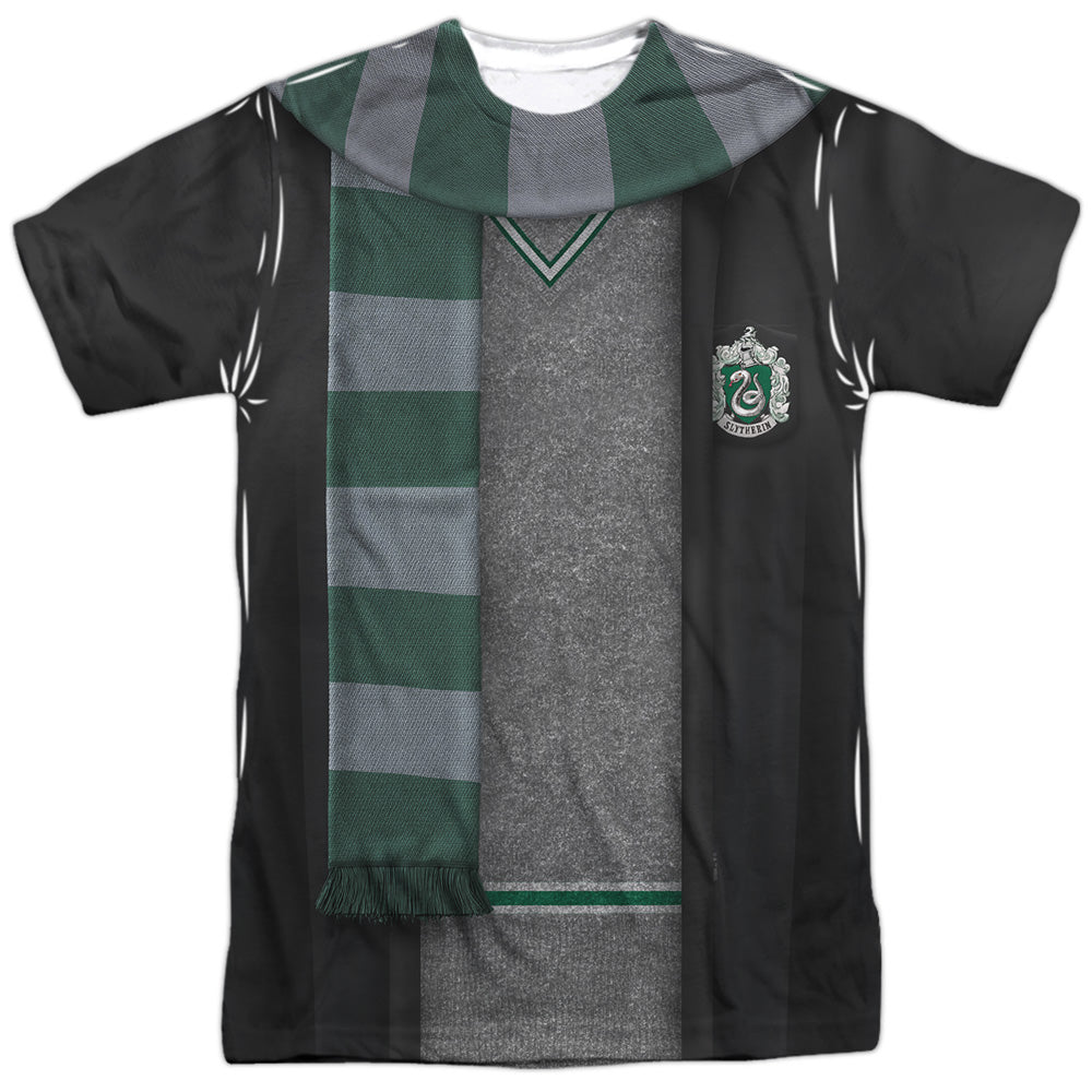 Harry Potter Slytherin Block Scarf Double-Sided Adult Sublimated Costume Adult T Shirt