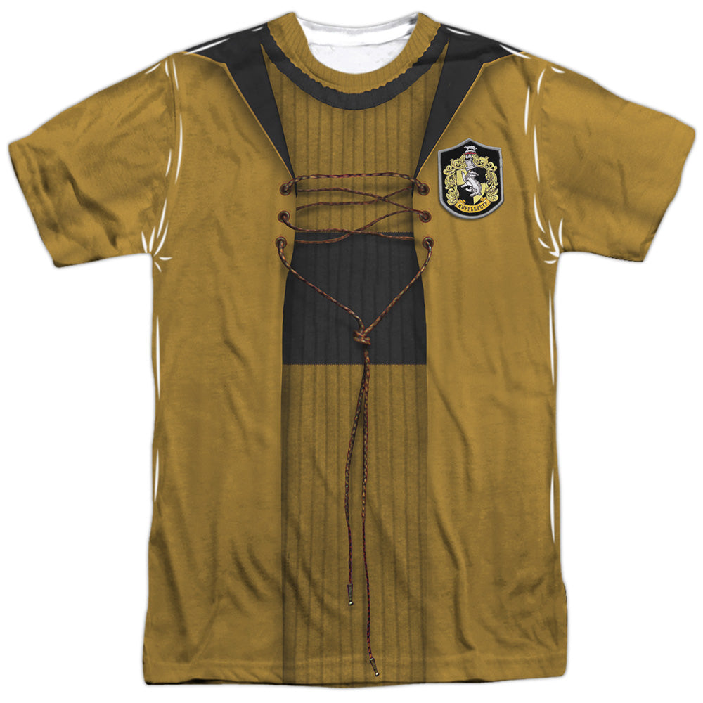 Harry Potter Hufflepuff Quidditch Original Double-Sided Adult Sublimated Costume Adult T Shirt