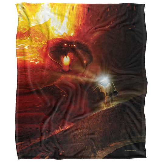 Gandalf Against Balrog 50x60 Blanket