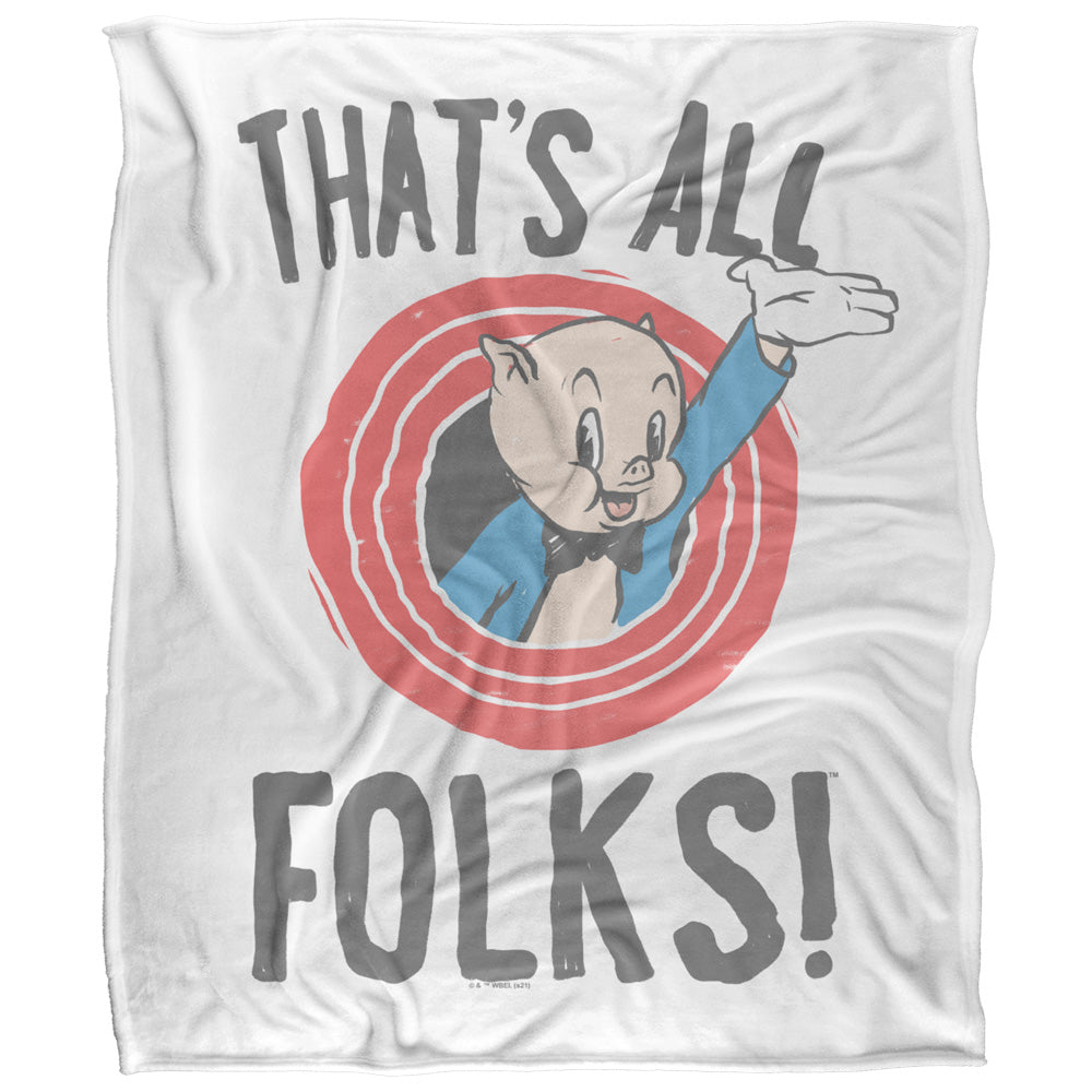 That's All Folks 50x60 Blanket