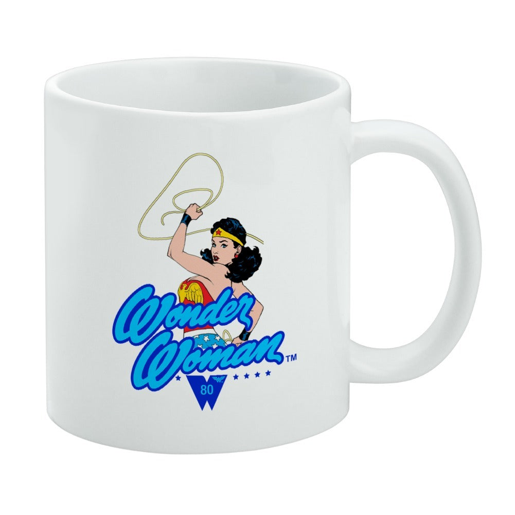 Wonder Woman 80th Lasso Ceramic Coffee Mug 11oz White