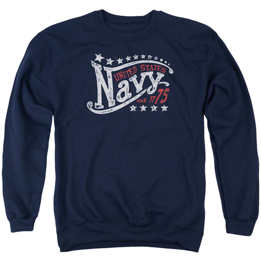 U.S Navy Stars Adult Crewneck Sweatshirt Charcoal