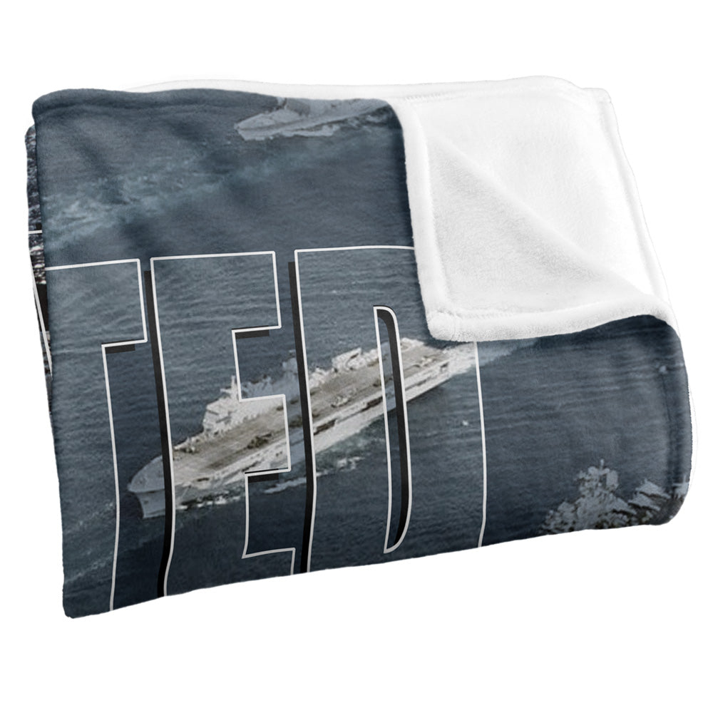 Navy Fleet 50x60 Blanket