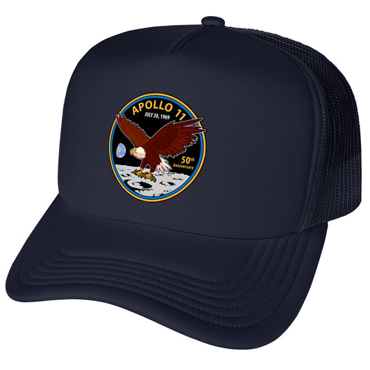 Apollo 11 50th Anniversary Patch Trucker Hat