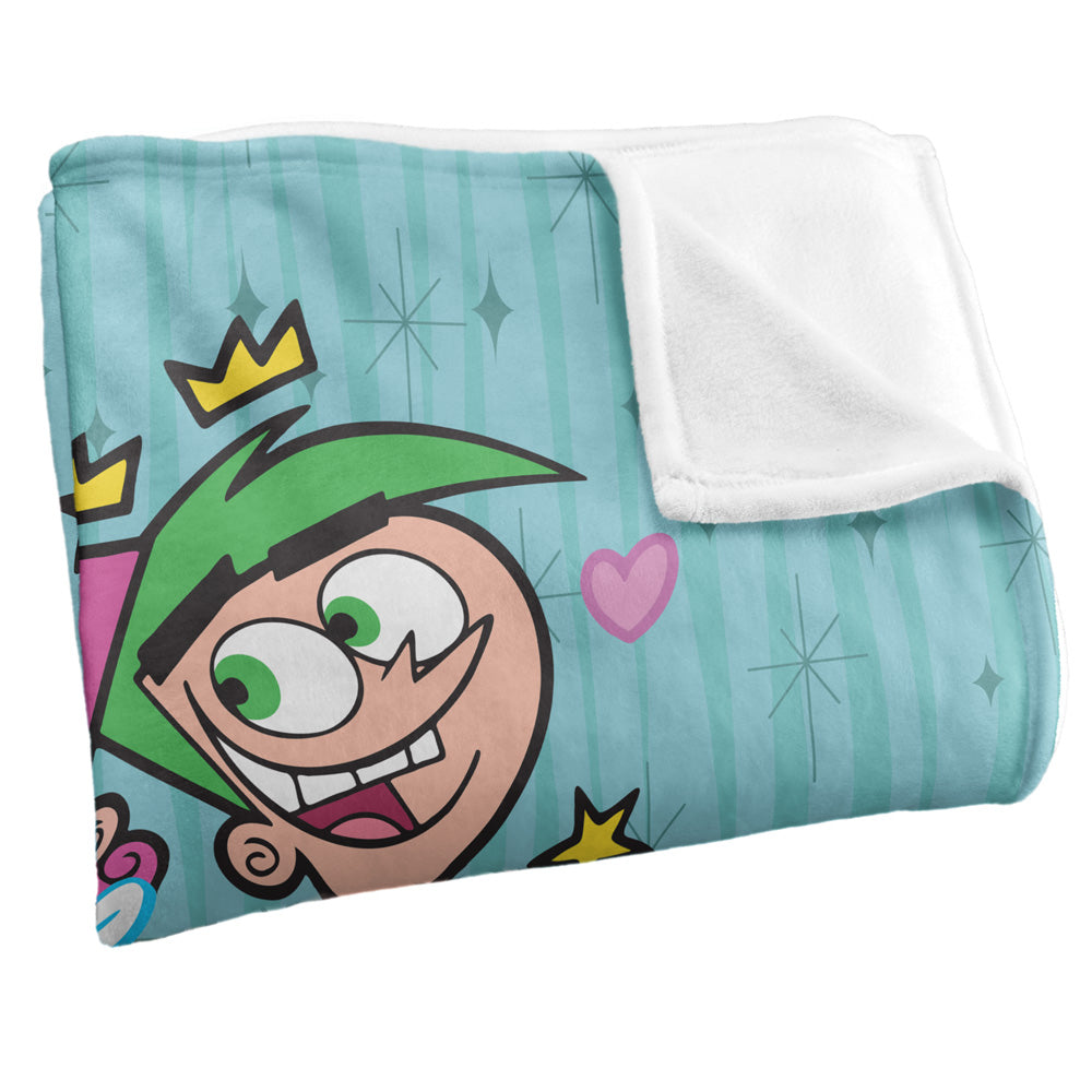 Fairly Odd Parents Wanda and Cosmo 50x60 Blanket