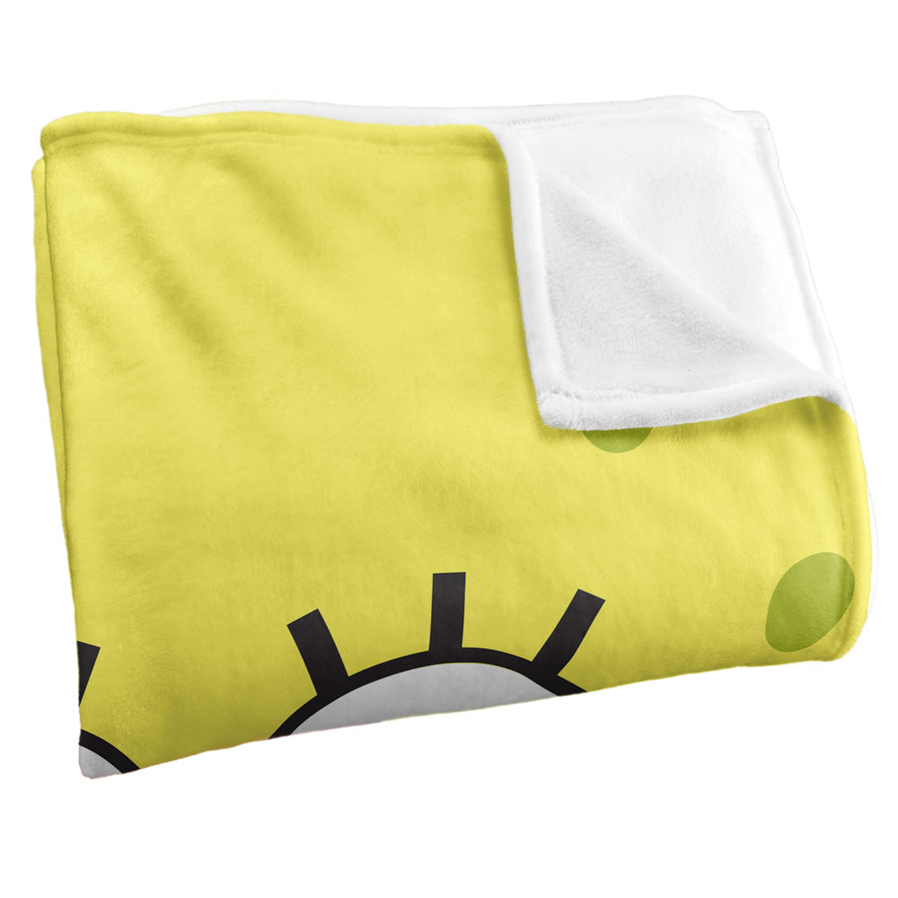 SpongeBob Surprise Face 50x60 Blanket