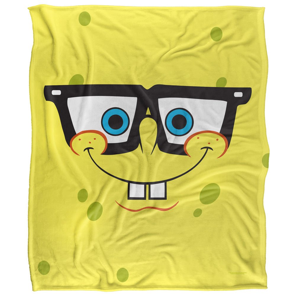 SpongeBob Winking Face 50x60 Blanket