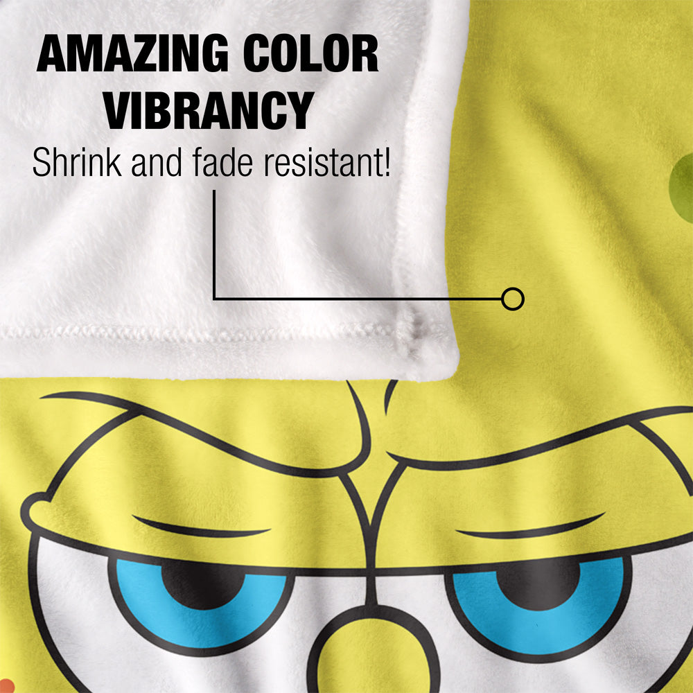 SpongeBob Angry Face 50x60 Blanket