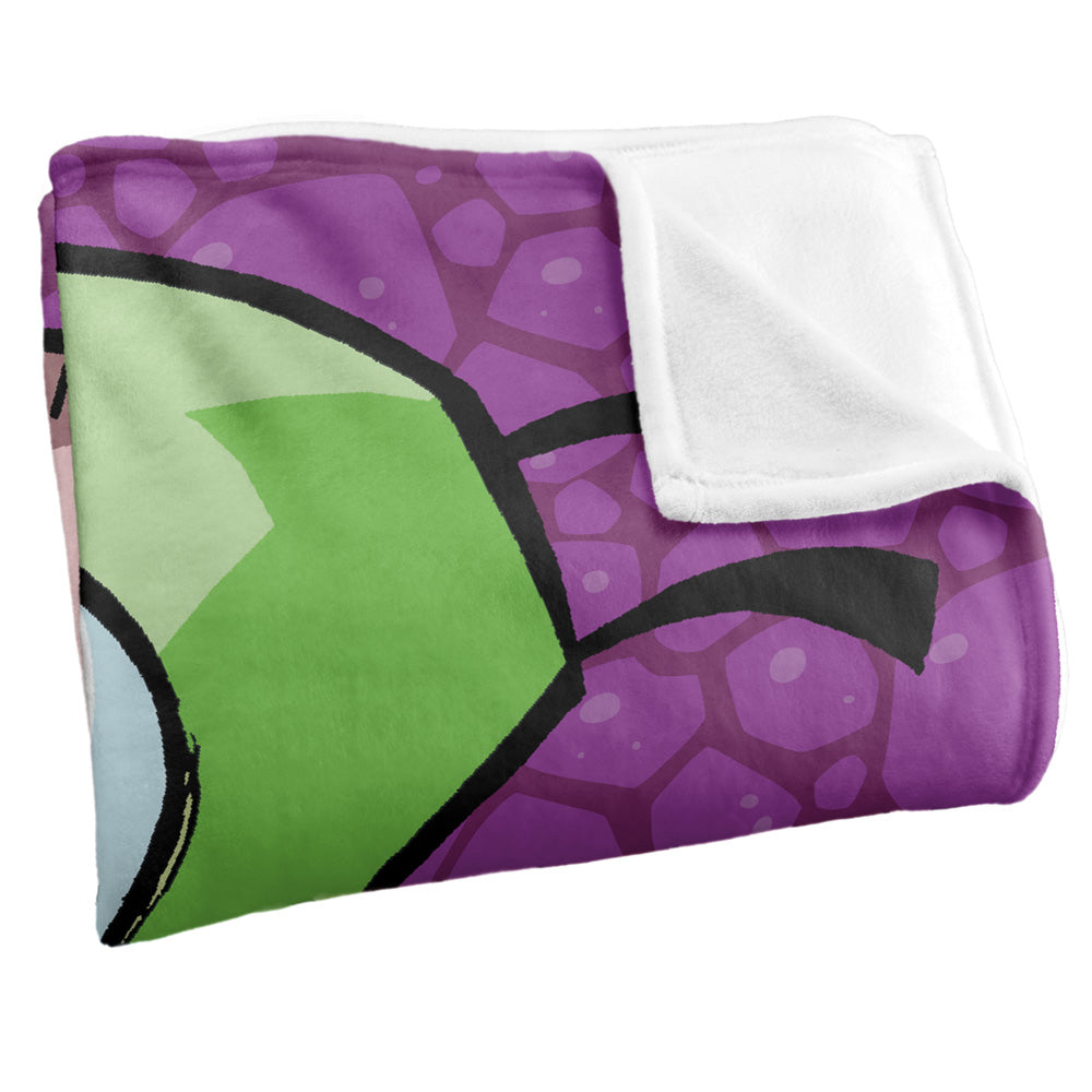 Invader Zim Pig Riding 50x60 Blanket