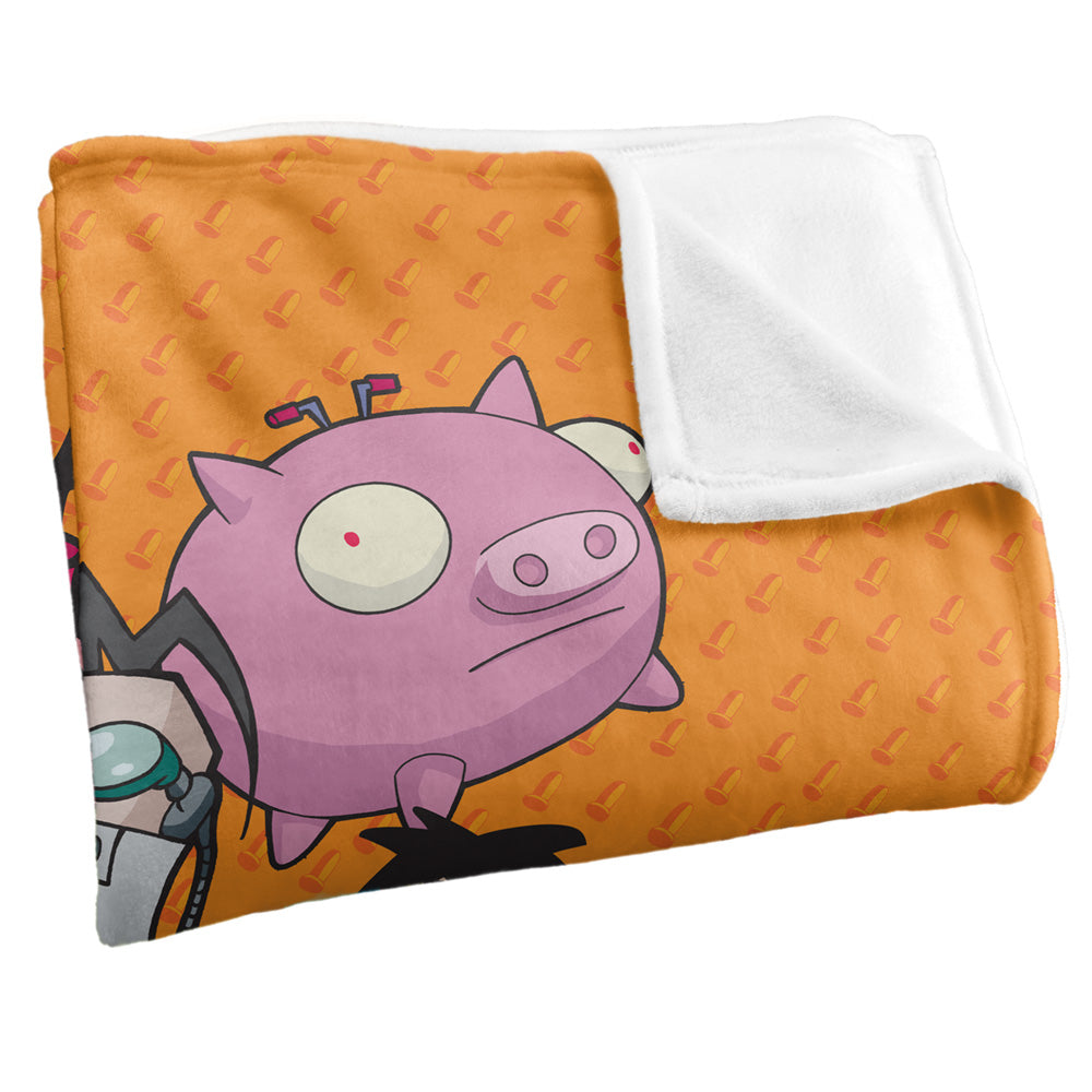 Invader Zim Group 50x60 Blanket