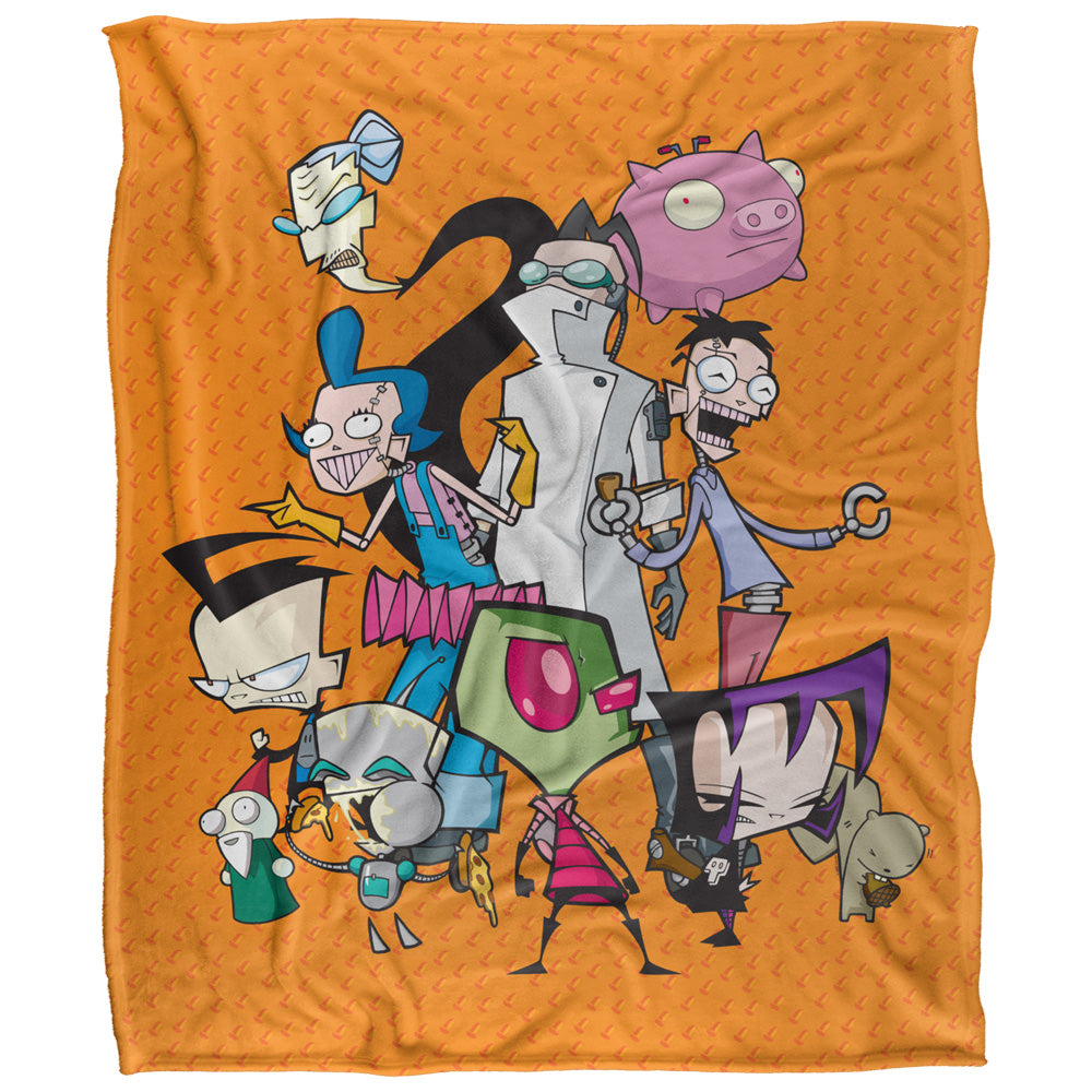 Invader Zim Group 50x60 Blanket