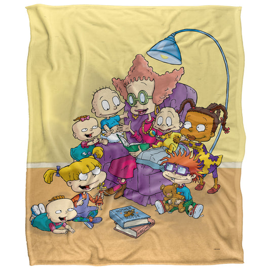 Rugrats Caught Reading 50x60 Blanket