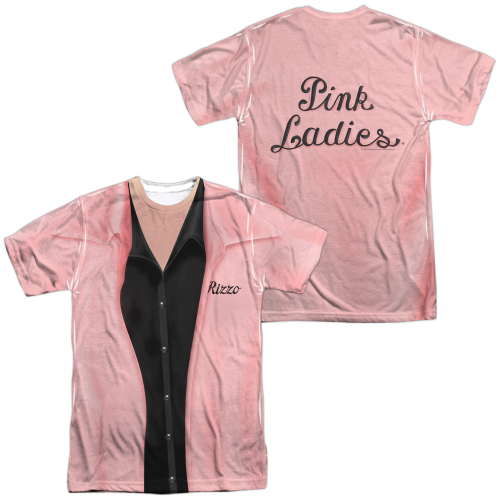 Grease Rizzo Pink Ladies Double-Sided Sublimated Costume Adult T Shirt