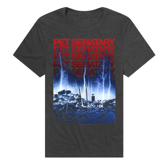 Pet Sematary Adult Unisex T Shirt Charcoal