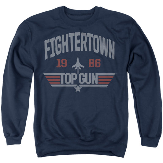 Top Gun Fightertown Adult Crewneck Sweatshirt Navy