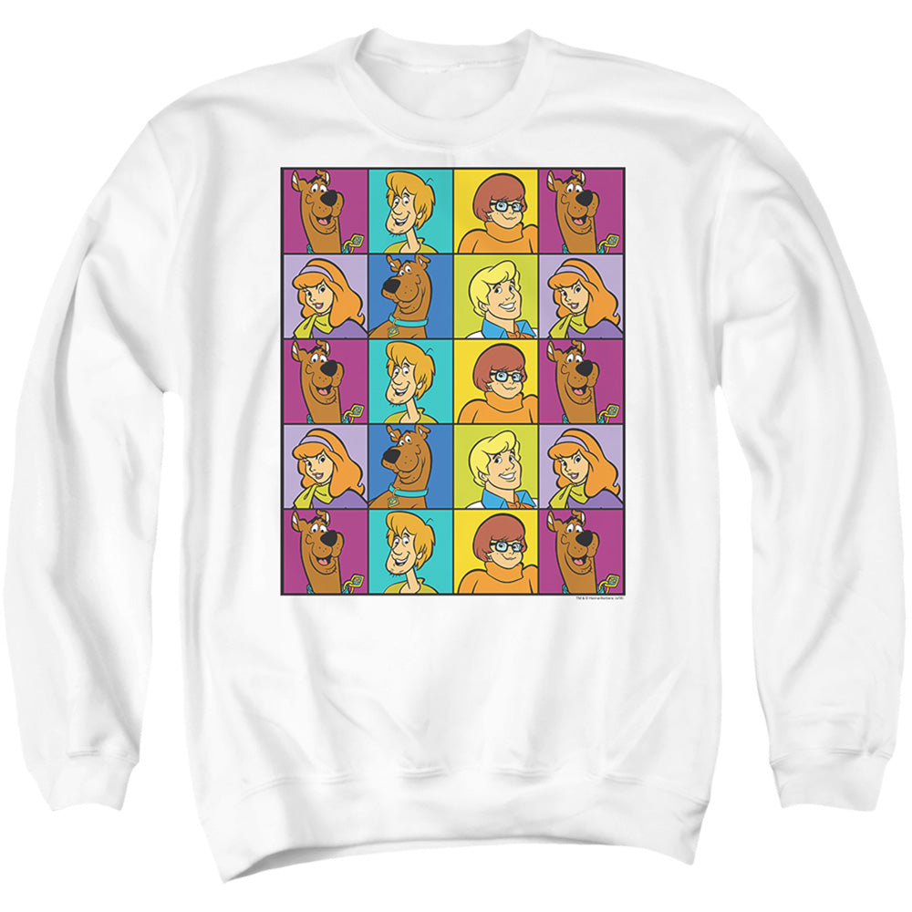 Scooby Doo! Gang Mosaic Adult Unisex T Shirt White