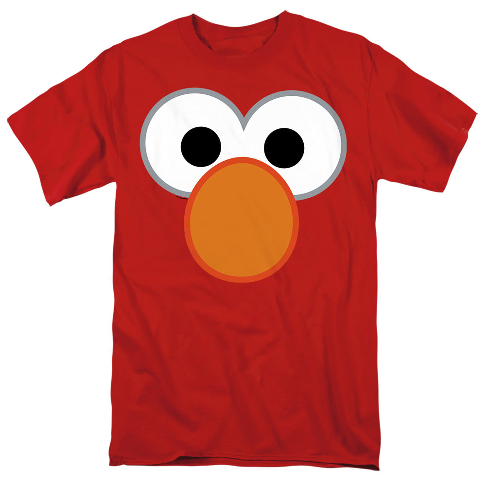 Sesame Street Elmo Eyes Adult Unisex T Shirt Red