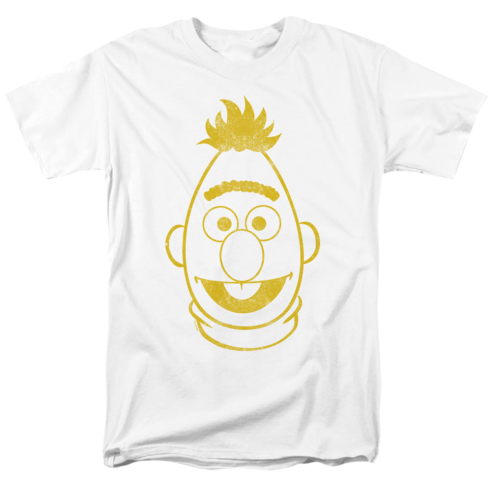 Sesame Street Bert Mono Adult Unisex T Shirt White