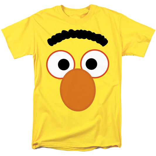 Sesame Street Bert Eyes Adult Unisex T Shirt Yellow