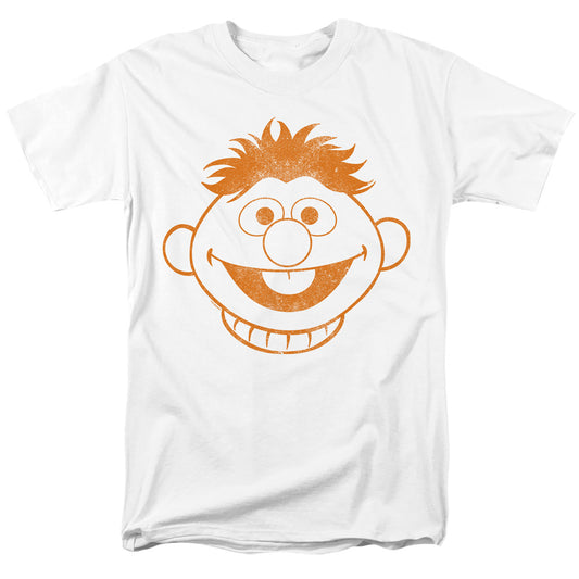 Sesame Street Ernie Mono Adult Unisex T Shirt White