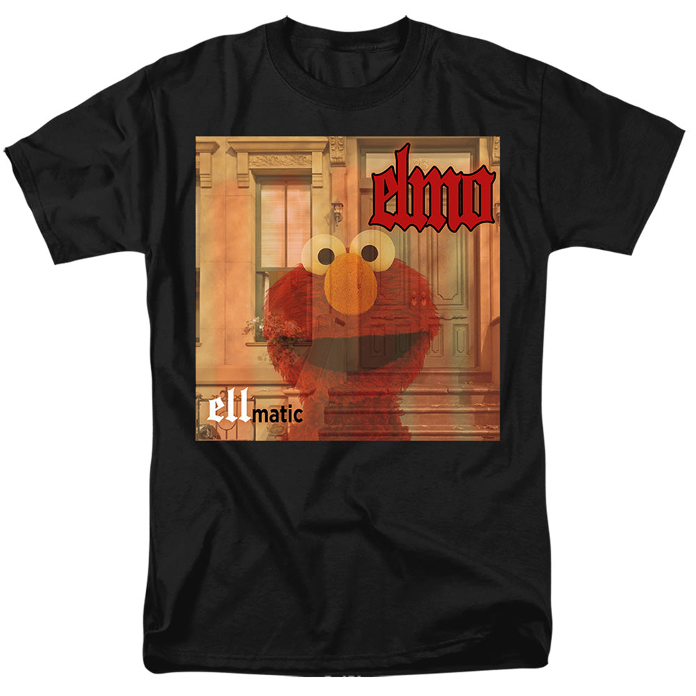 Ellmatic Elmo Sesame Street Album Cover Adult Unisex T Shirt