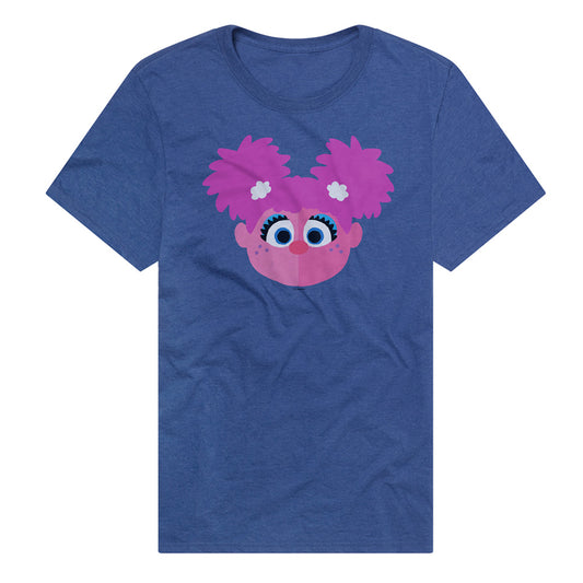 Abby Cadabby Big Face Adult T Shirt Royal Blue