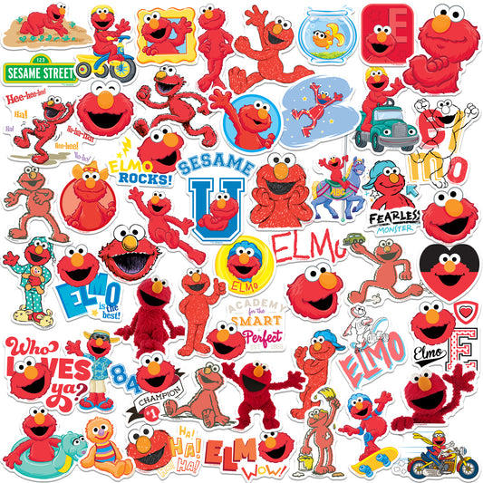 Elmo Vinyl Stickers 50-Pack