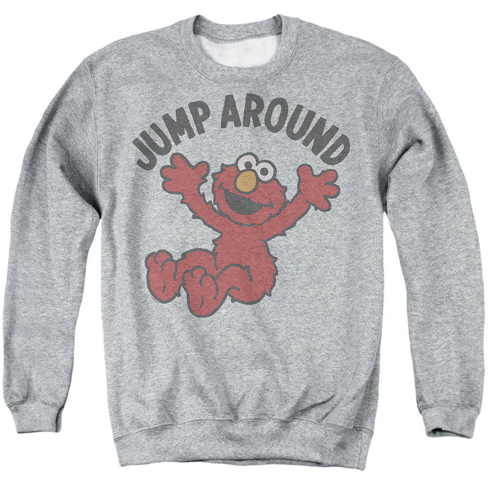 Sesame Street Elmo Jump Around Adult T Shirt Cream