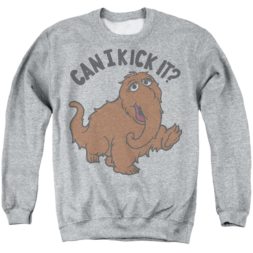 Sesame Street Snuffleupagus Can I Kick It T Shirt and Crewneck Grey