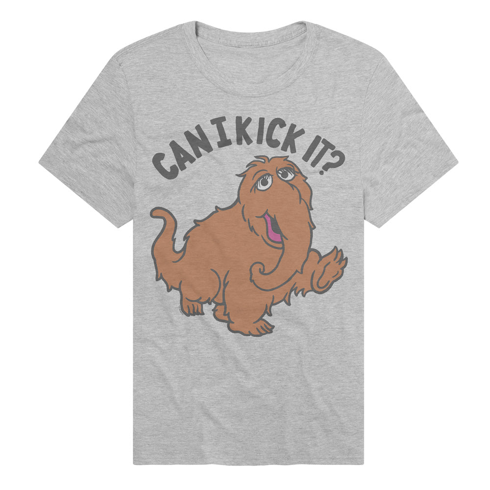 Sesame Street Snuffleupagus Can I Kick It T Shirt and Crewneck Grey