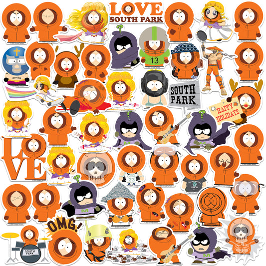 Kenny Vinyl Stickers 50-Pack