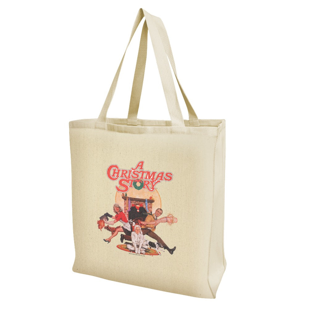 A Christmas Story Poster Grocery Travel Reusable Tote Bag