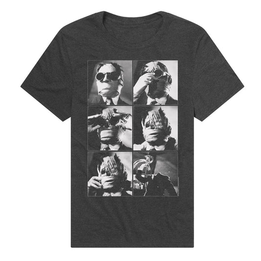 Universal Monsters I'll Show You Adult Unisex T Shirt Charcoal