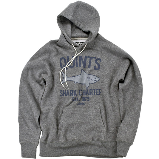 Jaws Quint's Shark Charter Ultrasoft Tri-Blend Hoodie