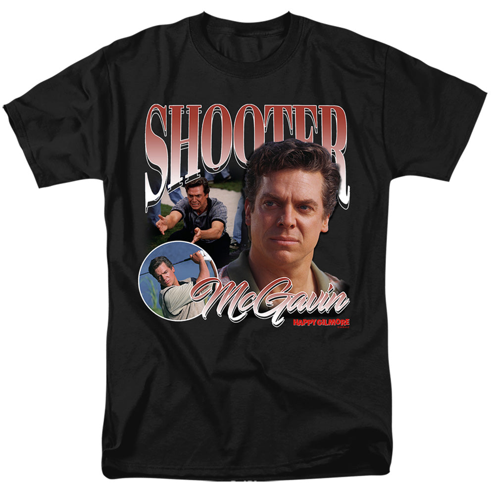 Happy Gilmore Shooter Tribute Adult Unisex T Shirt Black