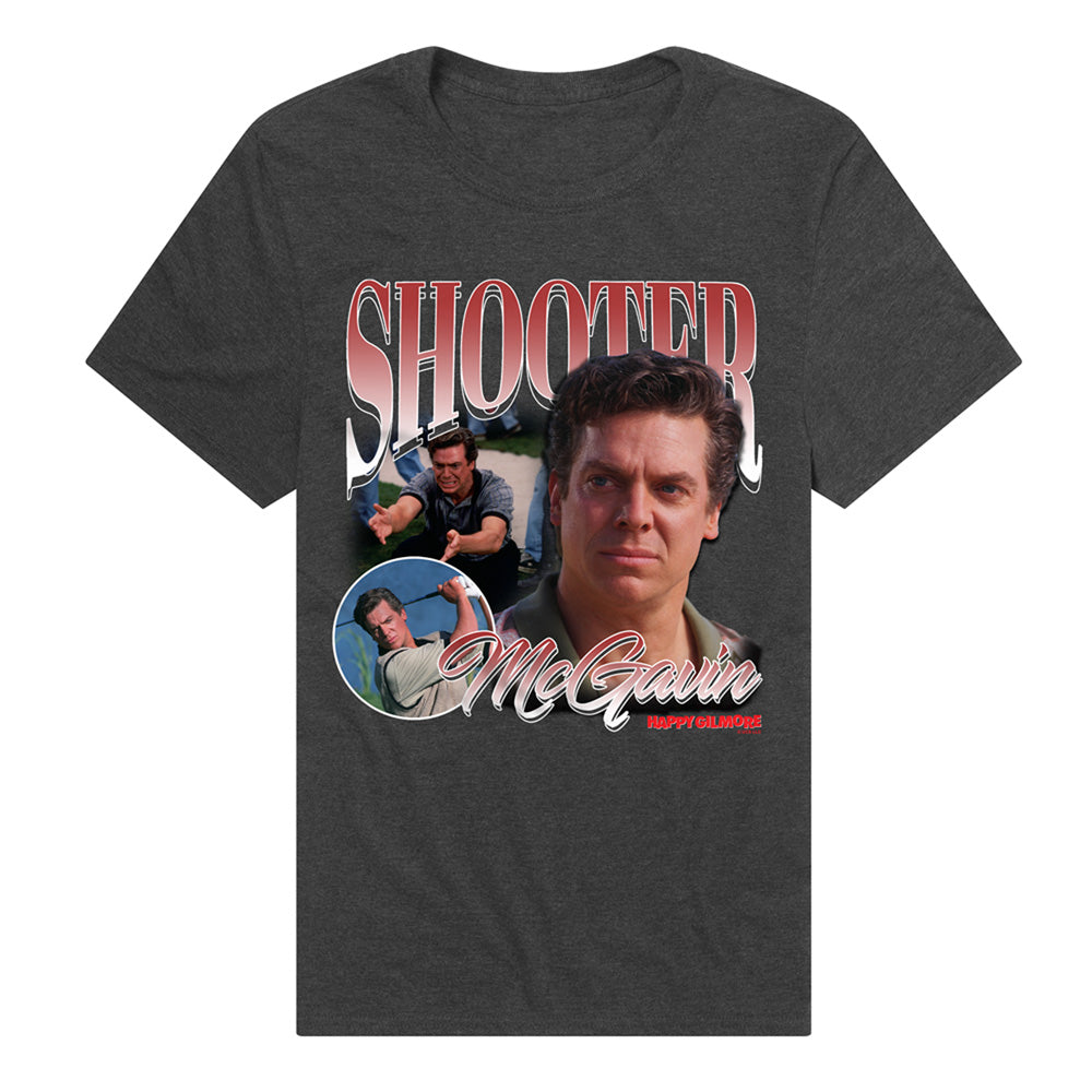 Happy Gilmore Shooter Tribute Adult Unisex T Shirt Black