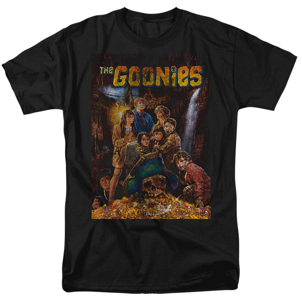 Goonies Poster Art Adult Unisex T Shirt Black