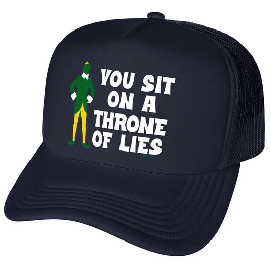 You Sit on a Throne of Lies Trucker Hat