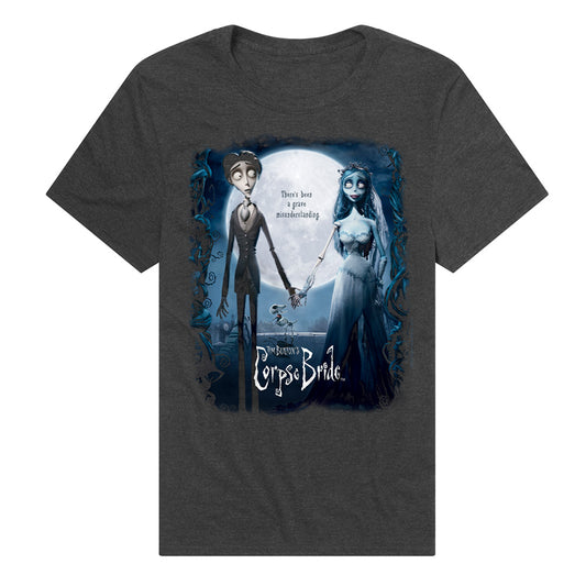 Corpse Bride Poster Adult Unisex T Shirt Charcoal