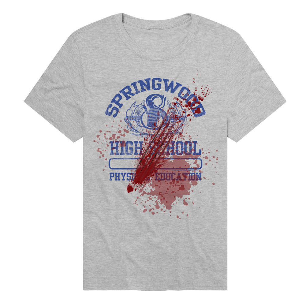 Nightmare On Elm Street Springwood High Victim Adult Unisex T Shirt Athletic Heather