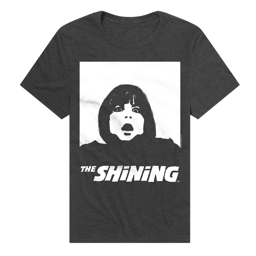 The Shining Danny White Adult Unisex T Shirt Charcoal