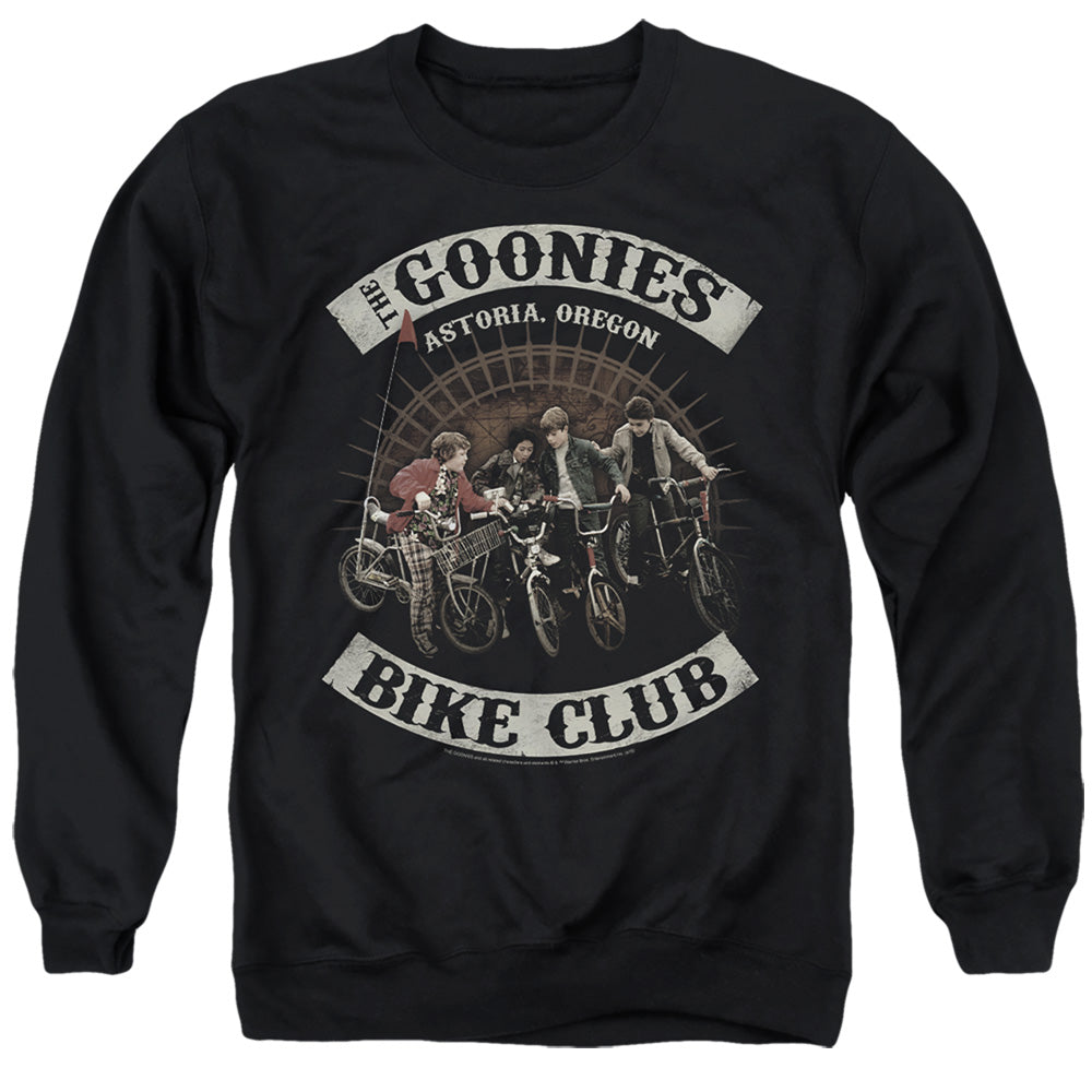 Goonies Bike Club Crewneck Sweatshirt Black