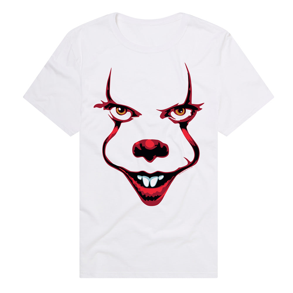 IT Pennywise Big Face Adult Unisex T Shirt White