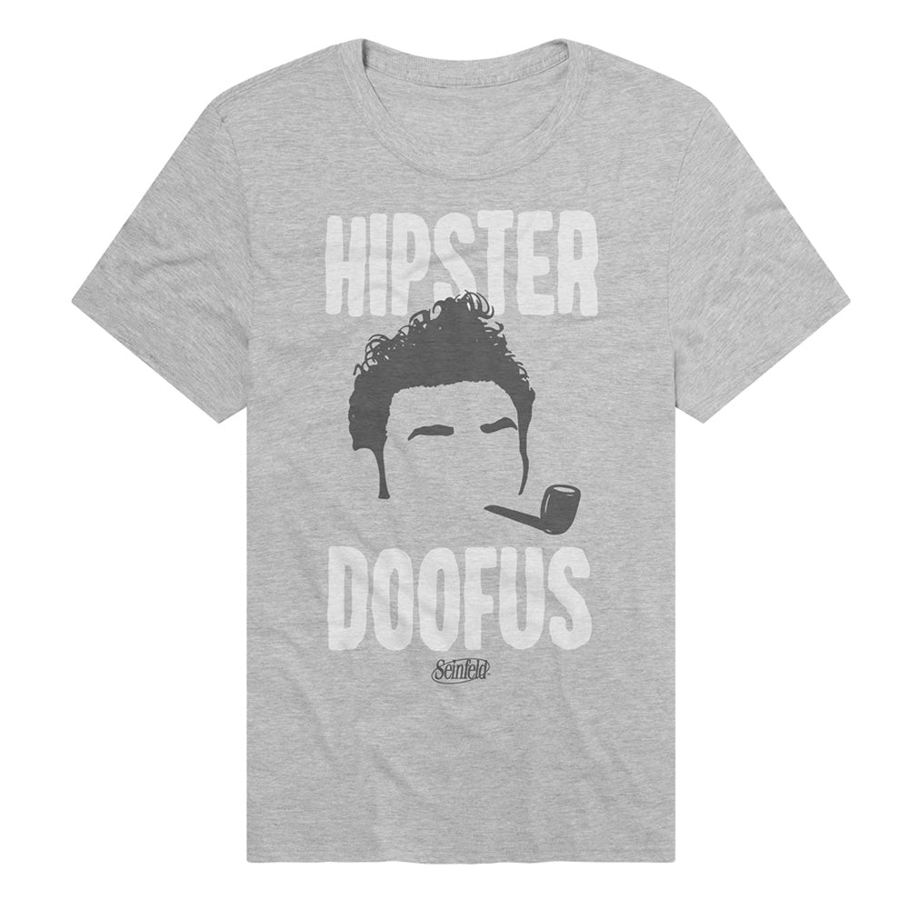 Hipster Doofus Kramer Seinfeld Adult T Shirt Grey